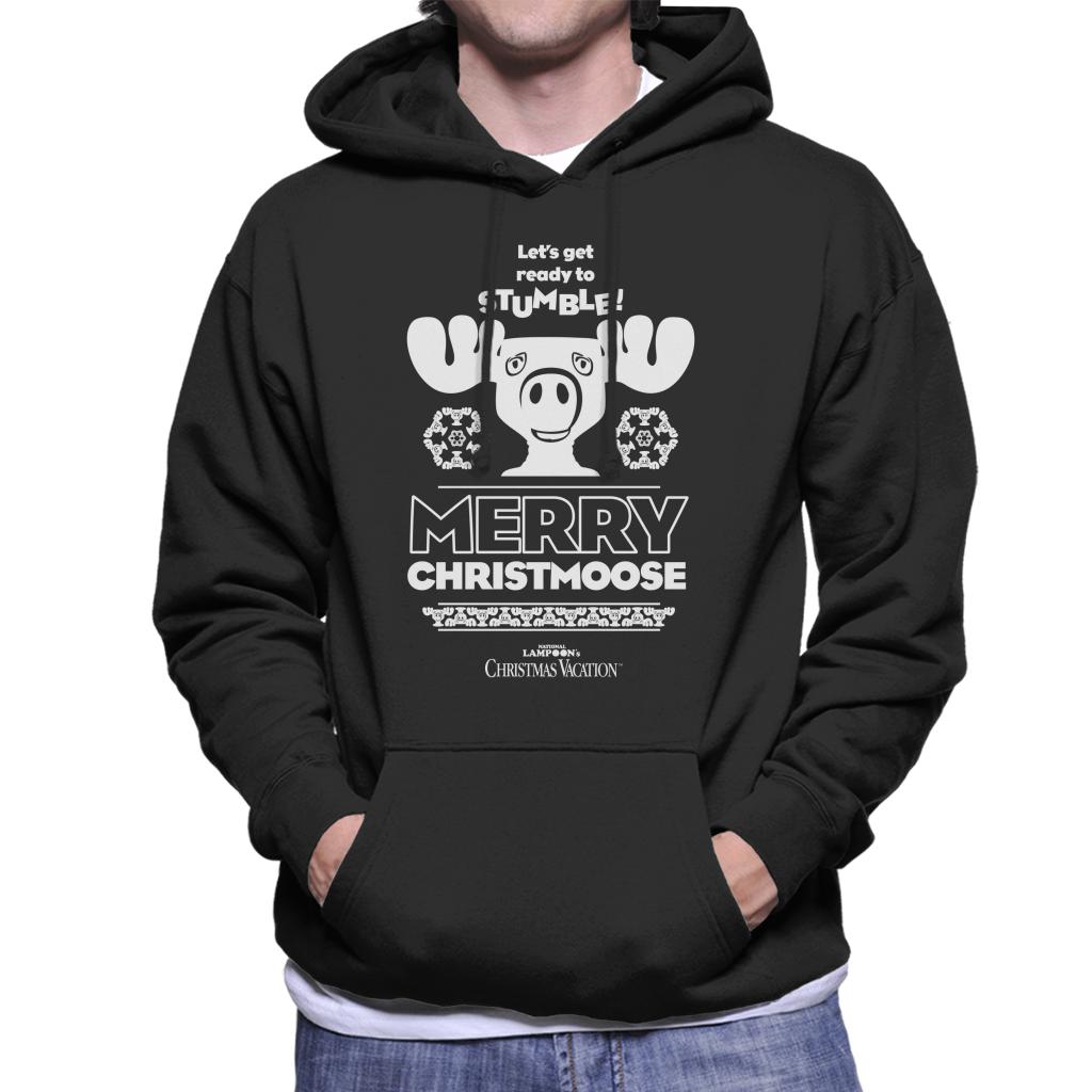 National Lampoon’s Christmas Vacation Merry Christmoose Men's Hooded Sweatshirt-ALL + EVERY