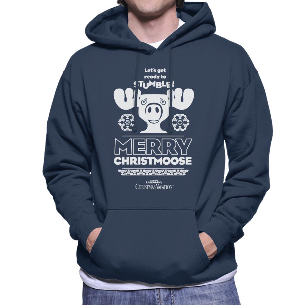 National Lampoon’s Christmas Vacation Merry Christmoose Men's Hooded Sweatshirt-ALL + EVERY