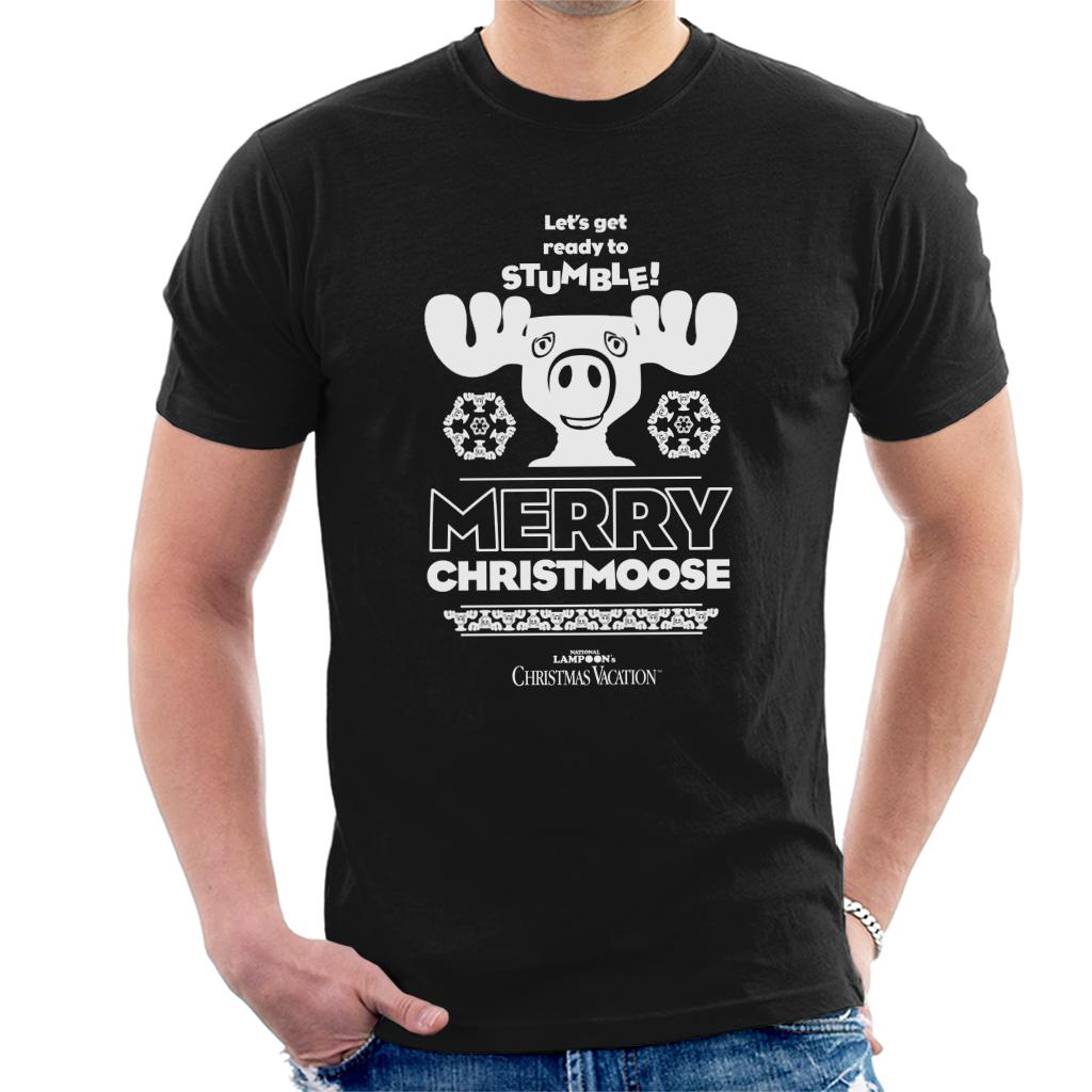 National Lampoon’s Christmas Vacation Merry Christmoose Men's T-Shirt-ALL + EVERY