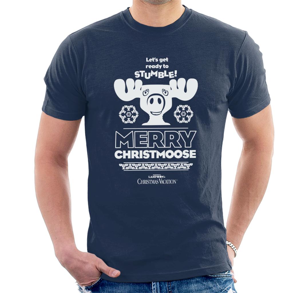 National Lampoon’s Christmas Vacation Merry Christmoose Men's T-Shirt-ALL + EVERY