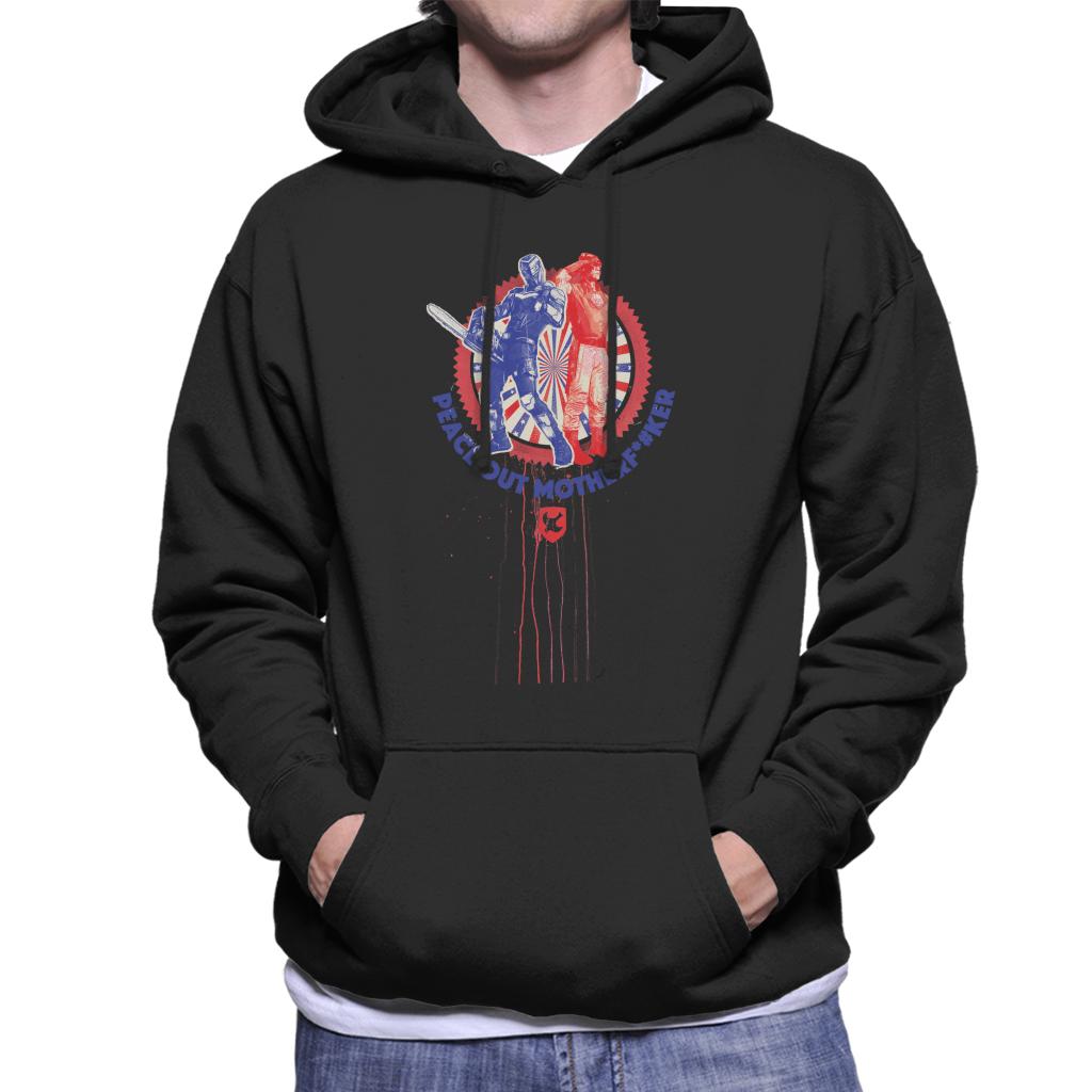 Peacemaker Peace Out Men's Hooded Sweatshirt-ALL + EVERY