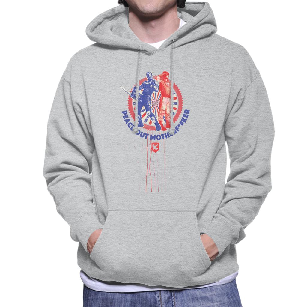 Peacemaker Peace Out Men's Hooded Sweatshirt-ALL + EVERY