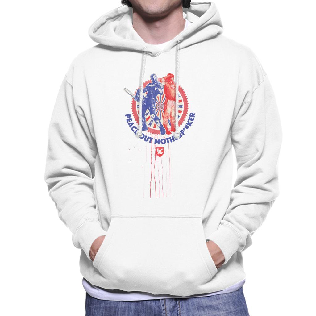 Peacemaker Peace Out Men's Hooded Sweatshirt-ALL + EVERY