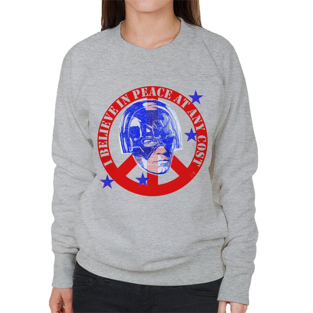 Peacemaker I Believe In Peace At Any Cost Women's Sweatshirt-ALL + EVERY