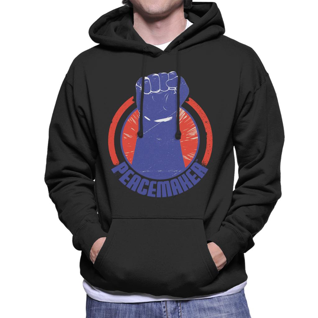 Peacemaker Blue Fist Men's Hooded Sweatshirt-ALL + EVERY