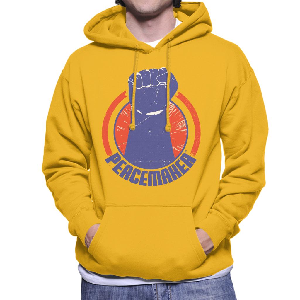 Peacemaker Blue Fist Men's Hooded Sweatshirt-ALL + EVERY