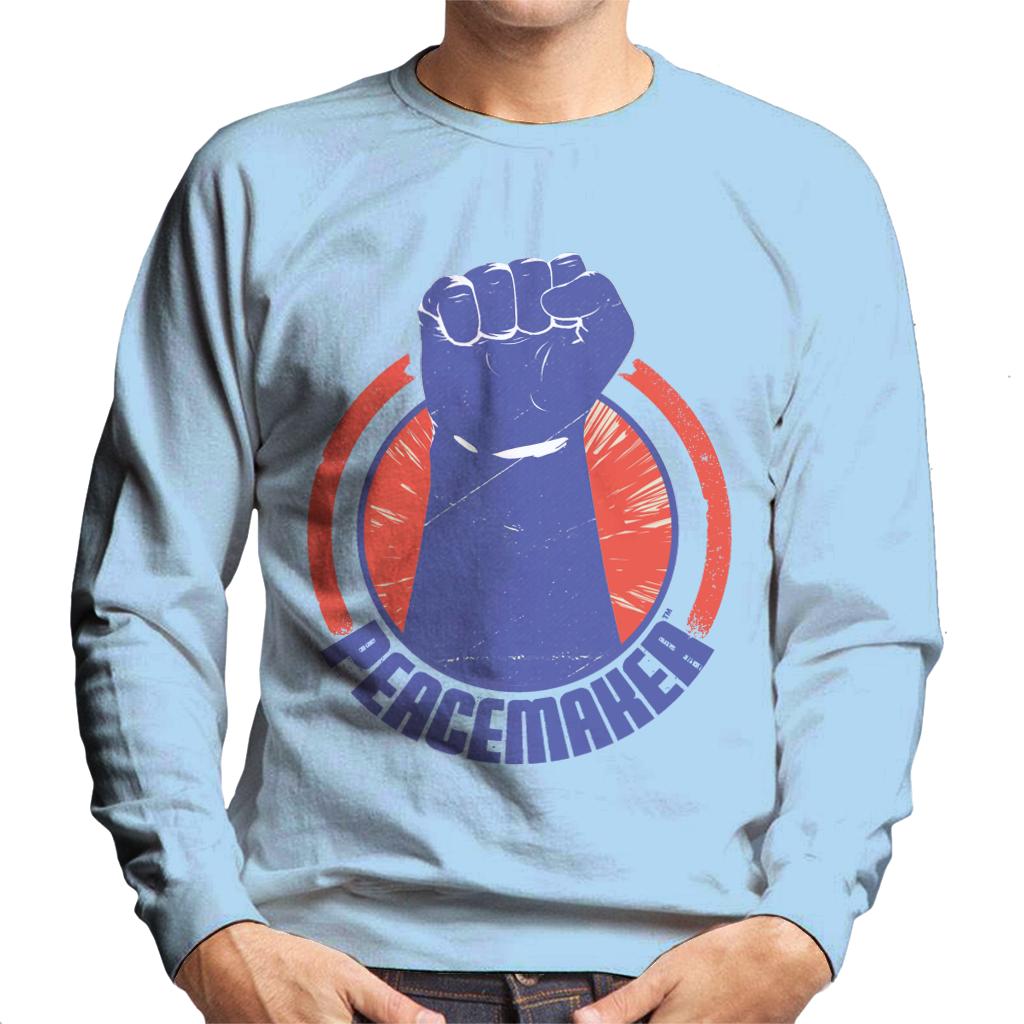 Peacemaker Blue Fist Men's Sweatshirt-ALL + EVERY