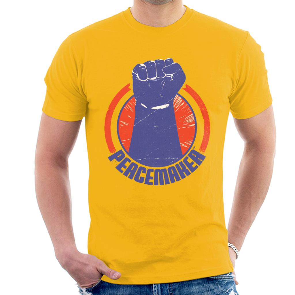 Peacemaker Blue Fist Men's T-Shirt-ALL + EVERY