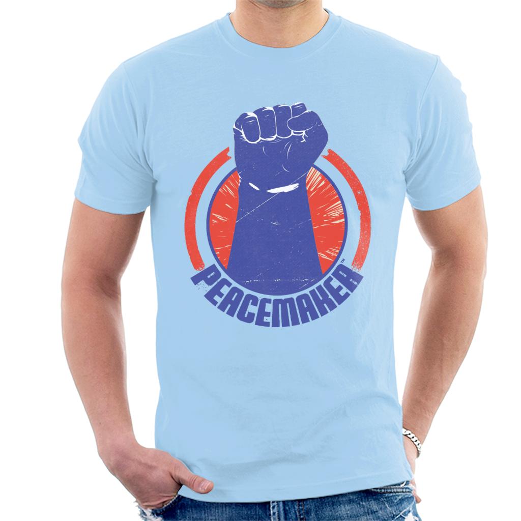 Peacemaker Blue Fist Men's T-Shirt-ALL + EVERY