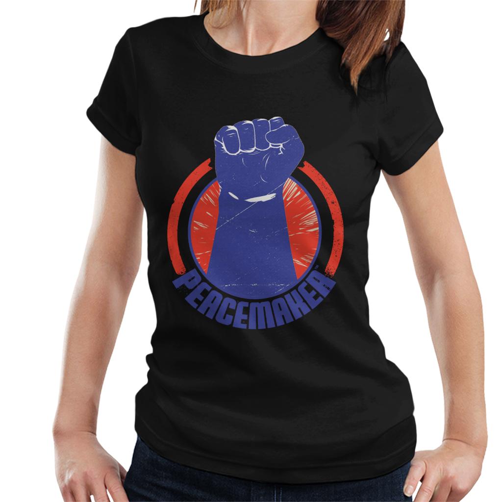 Peacemaker Blue Fist Women's T-Shirt-ALL + EVERY