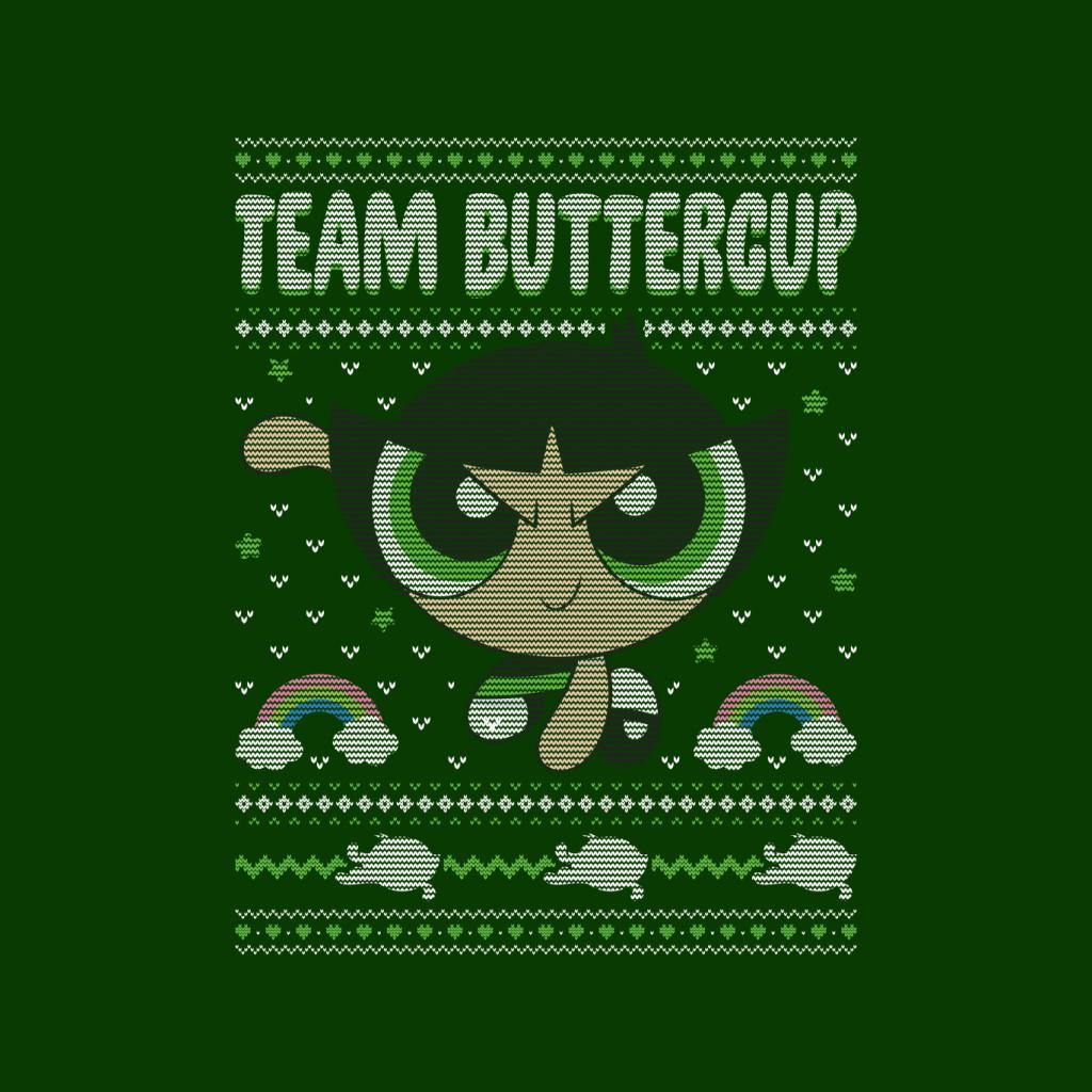 Powerpuff Girls Christmas Team Buttercup Kid's Sweatshirt-ALL + EVERY