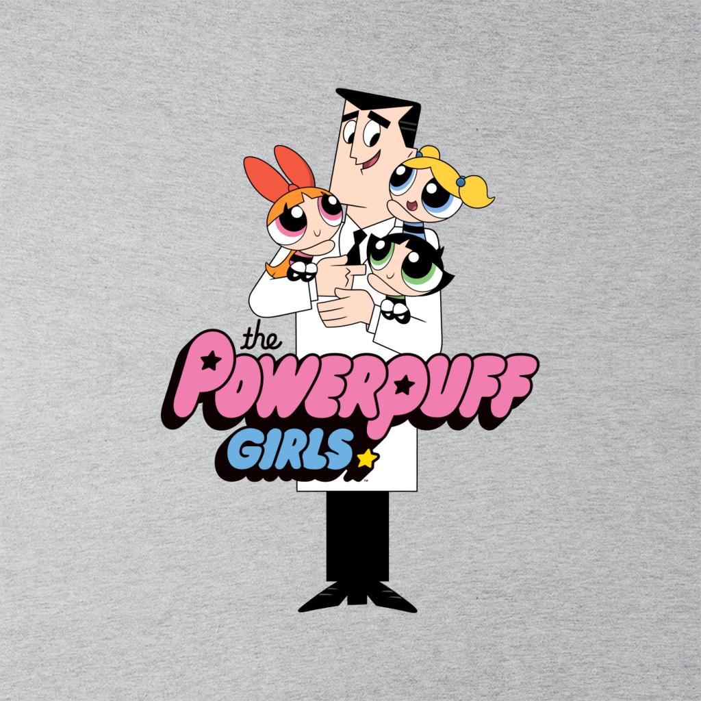 Powerpuff Girls With Professor Utonium Men's T-Shirt-ALL + EVERY