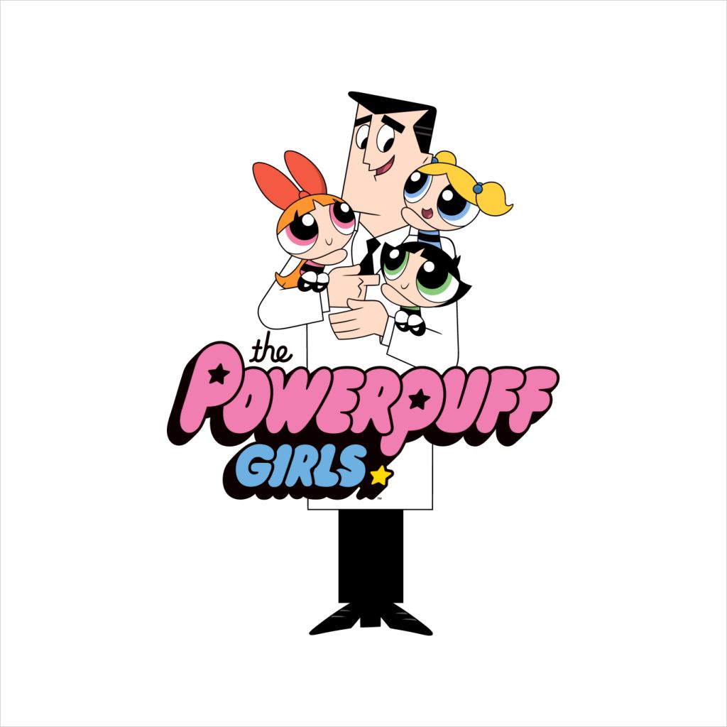 Powerpuff Girls With Professor Utonium Kid's Sweatshirt-ALL + EVERY