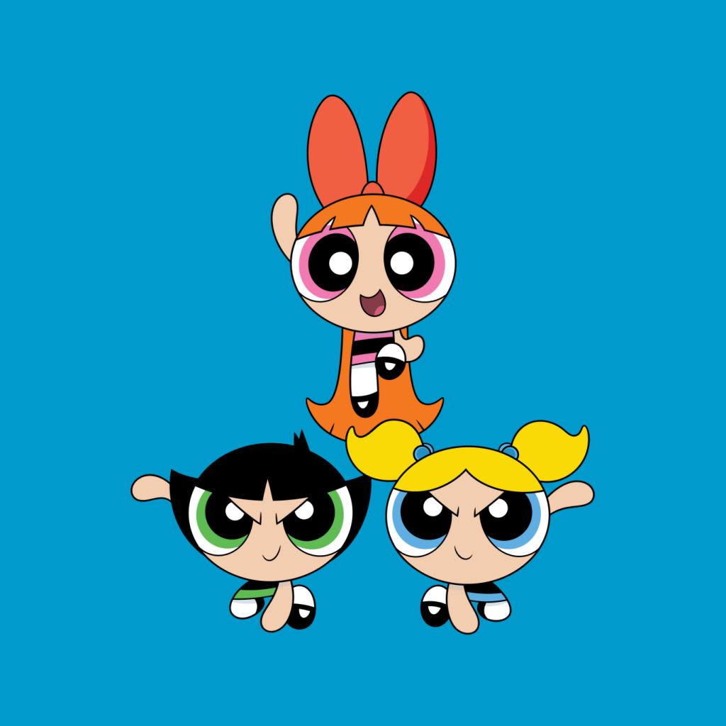 Powerpuff Girls Action Pose Kid's T-Shirt-ALL + EVERY