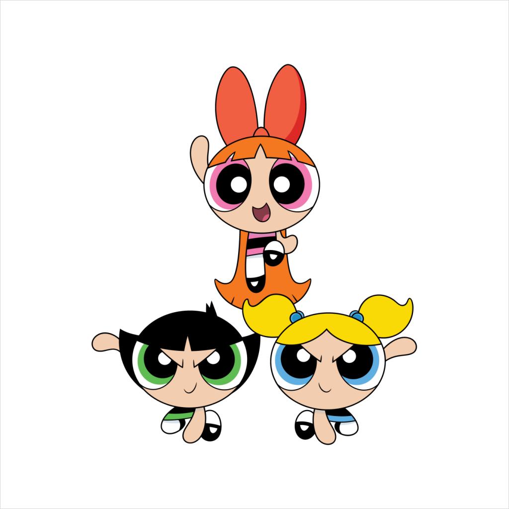 Powerpuff Girls Action Pose Women's Hooded Sweatshirt-ALL + EVERY