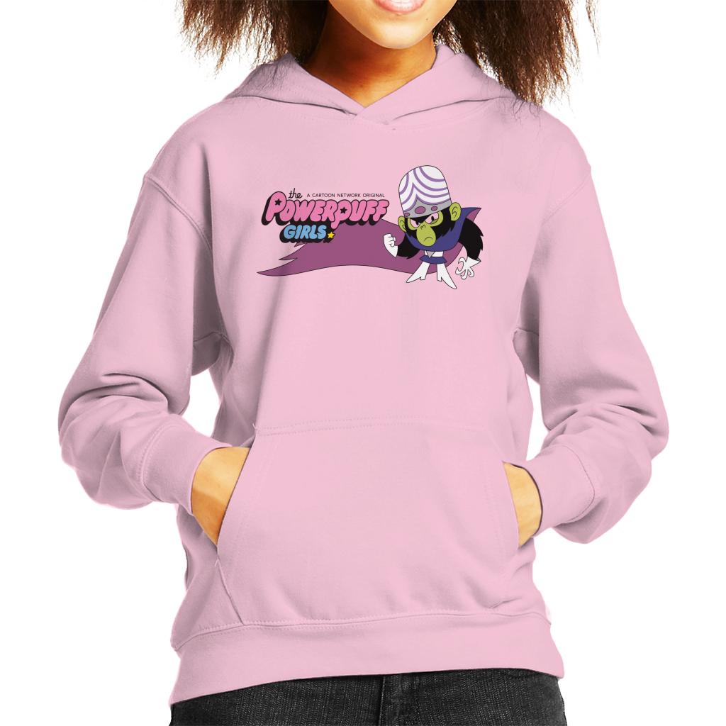 Powerpuff Girls Mojo Jojo Fist Pose Kid's Hooded Sweatshirt-ALL + EVERY