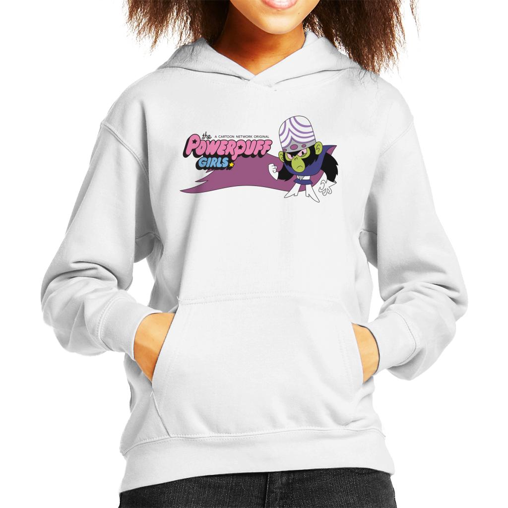 Powerpuff Girls Mojo Jojo Fist Pose Kid's Hooded Sweatshirt-ALL + EVERY