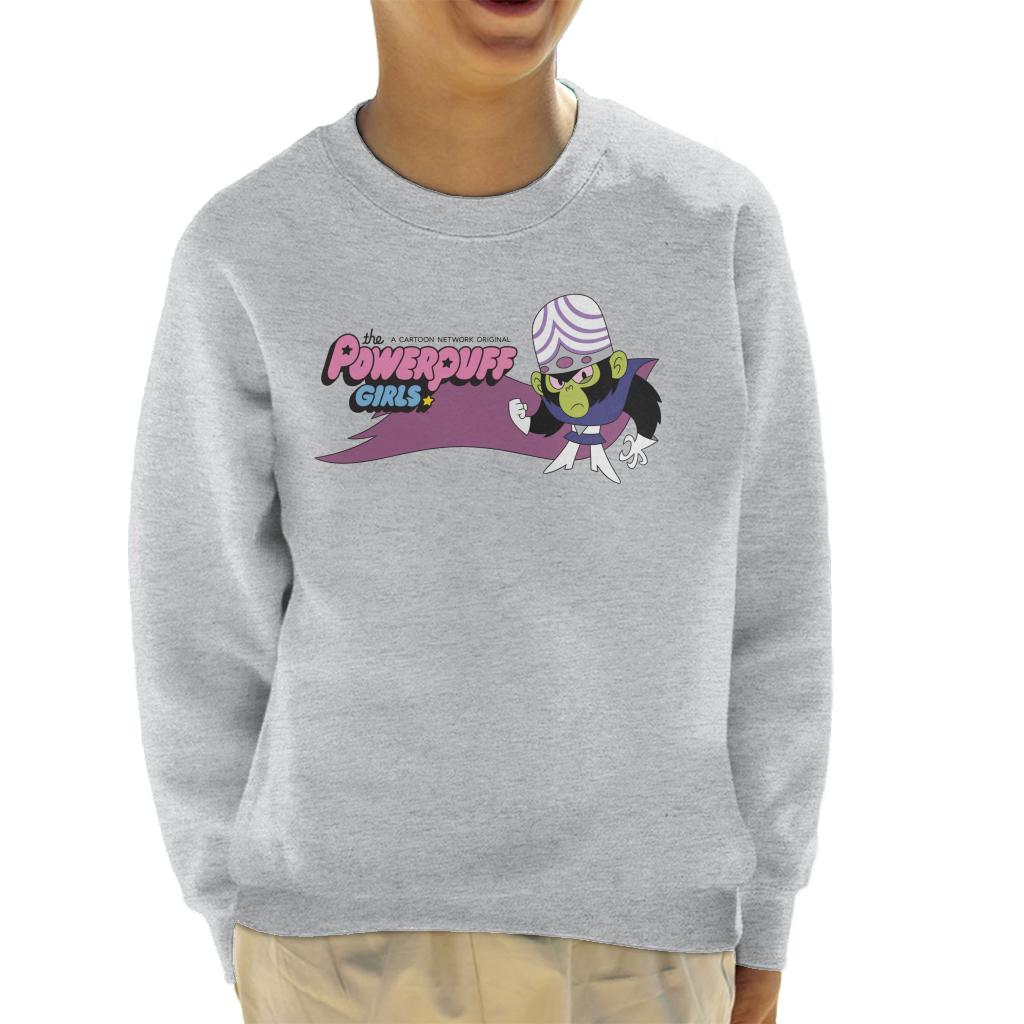 Powerpuff Girls Mojo Jojo Fist Pose Kid's Sweatshirt-ALL + EVERY