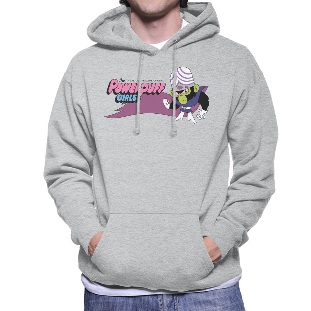 Powerpuff Girls Mojo Jojo Fist Pose Men's Hooded Sweatshirt-ALL + EVERY