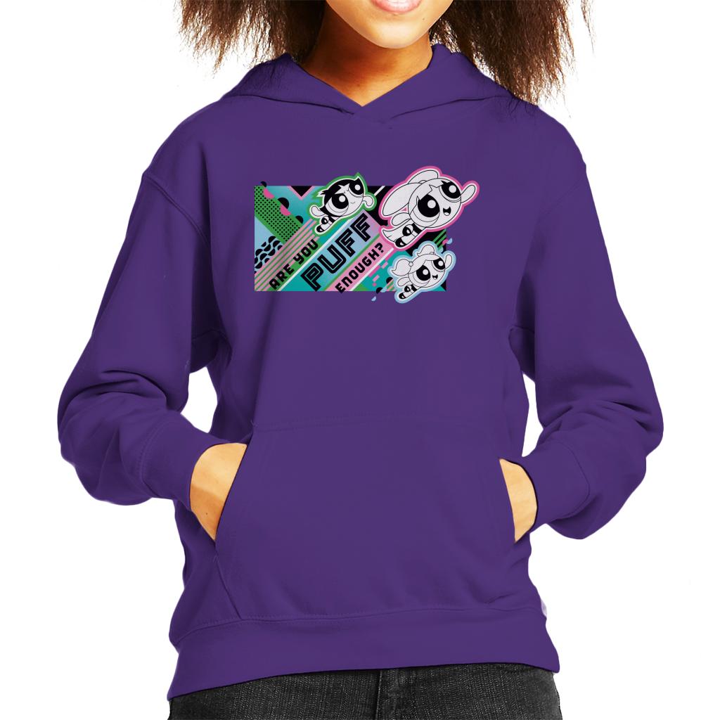 Powerpuff Girls Are You Puff Enough Kid's Hooded Sweatshirt-ALL + EVERY