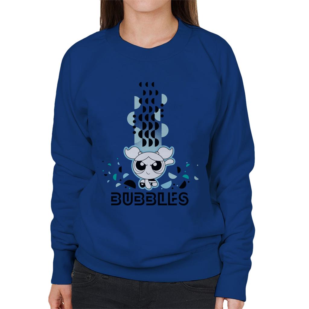 Powerpuff Girls Bubbles Abstract Circle Art Women's Sweatshirt-ALL + EVERY