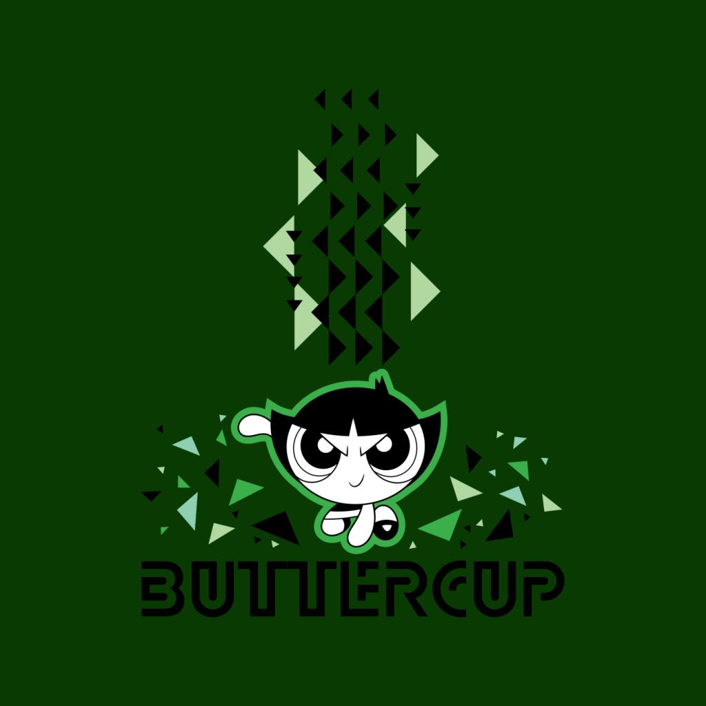 Powerpuff Girls Buttercup Abstract Triangle Art Women's T-Shirt-ALL + EVERY