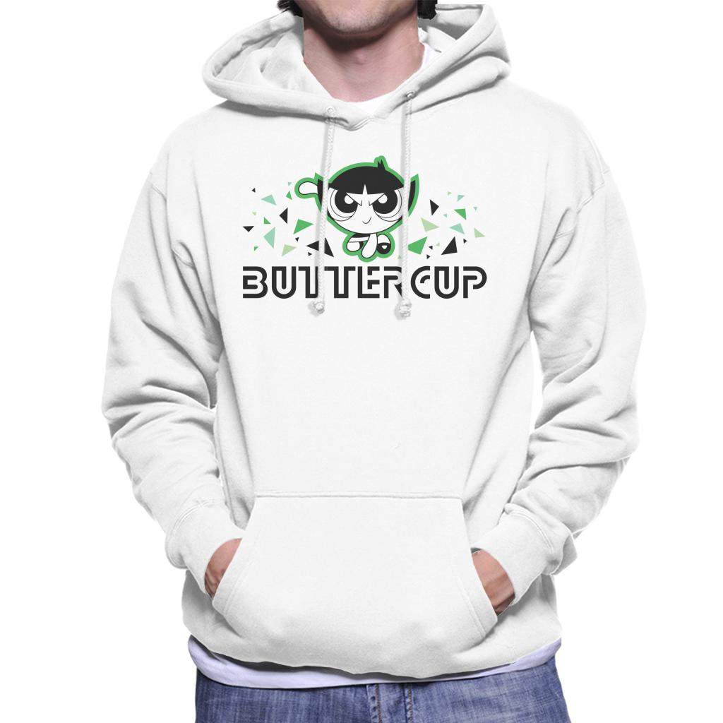 Powerpuff Girls Buttercup Triangle Art Men's Hooded Sweatshirt-ALL + EVERY