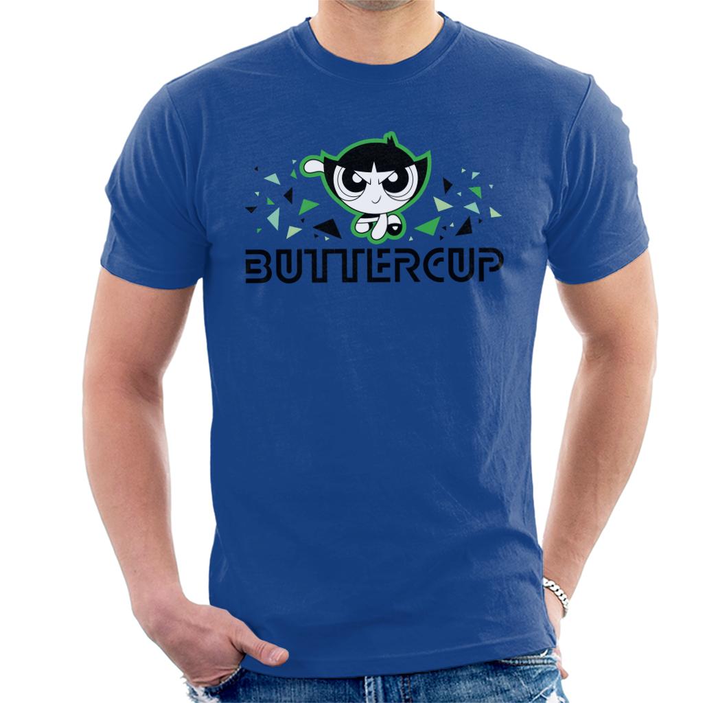 Powerpuff Girls Buttercup Triangle Art Men's T-Shirt-ALL + EVERY