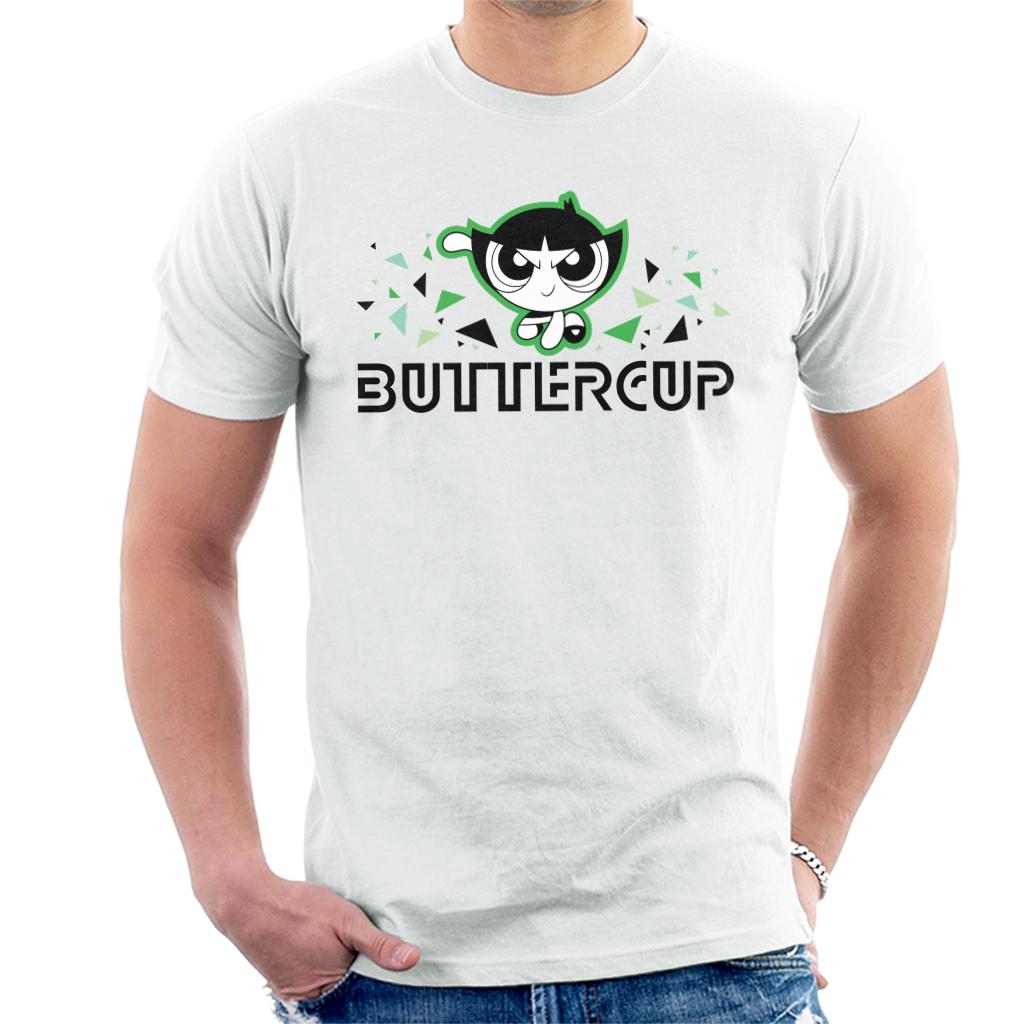 Powerpuff Girls Buttercup Triangle Art Men's T-Shirt-ALL + EVERY