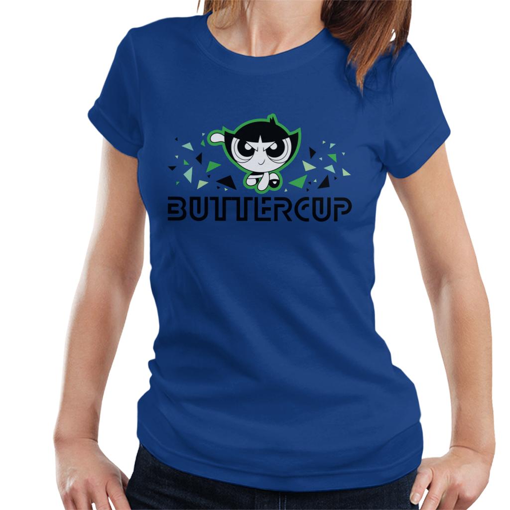 Powerpuff Girls Buttercup Triangle Art Women's T-Shirt-ALL + EVERY