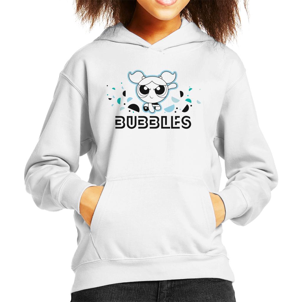 Powerpuff Girls Bubbles Circle Art Kid's Hooded Sweatshirt-ALL + EVERY