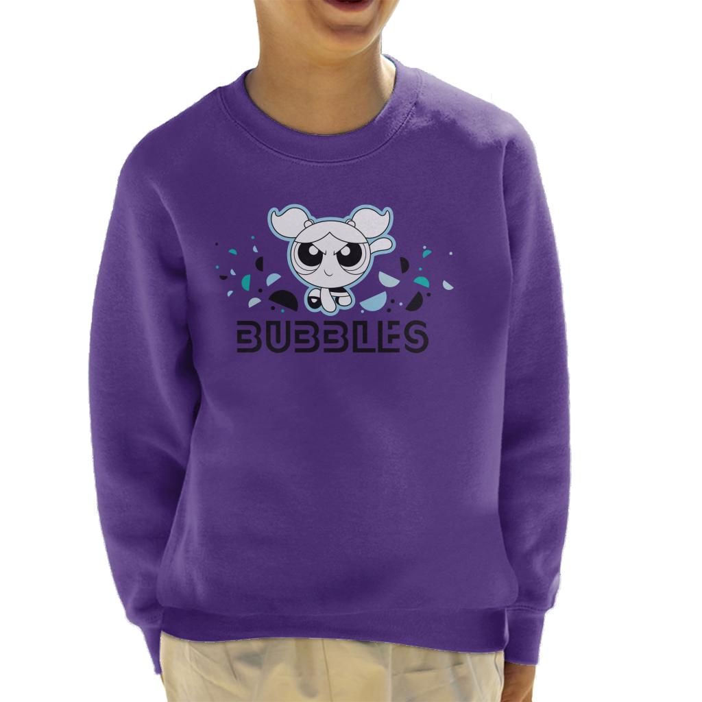 Powerpuff Girls Bubbles Circle Art Kid's Sweatshirt-ALL + EVERY