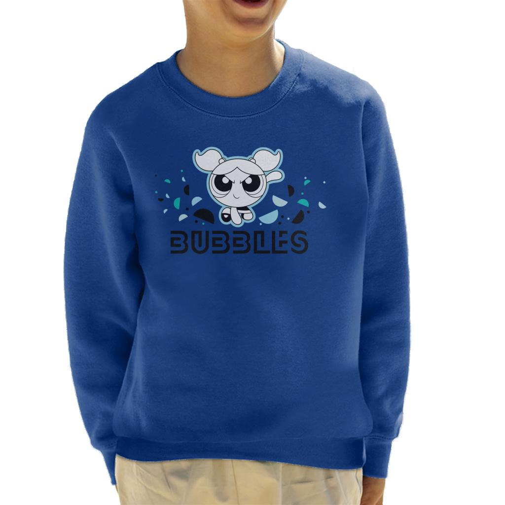 Powerpuff Girls Bubbles Circle Art Kid's Sweatshirt