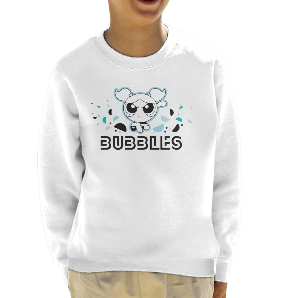 Powerpuff Girls Bubbles Circle Art Kid's Sweatshirt-ALL + EVERY