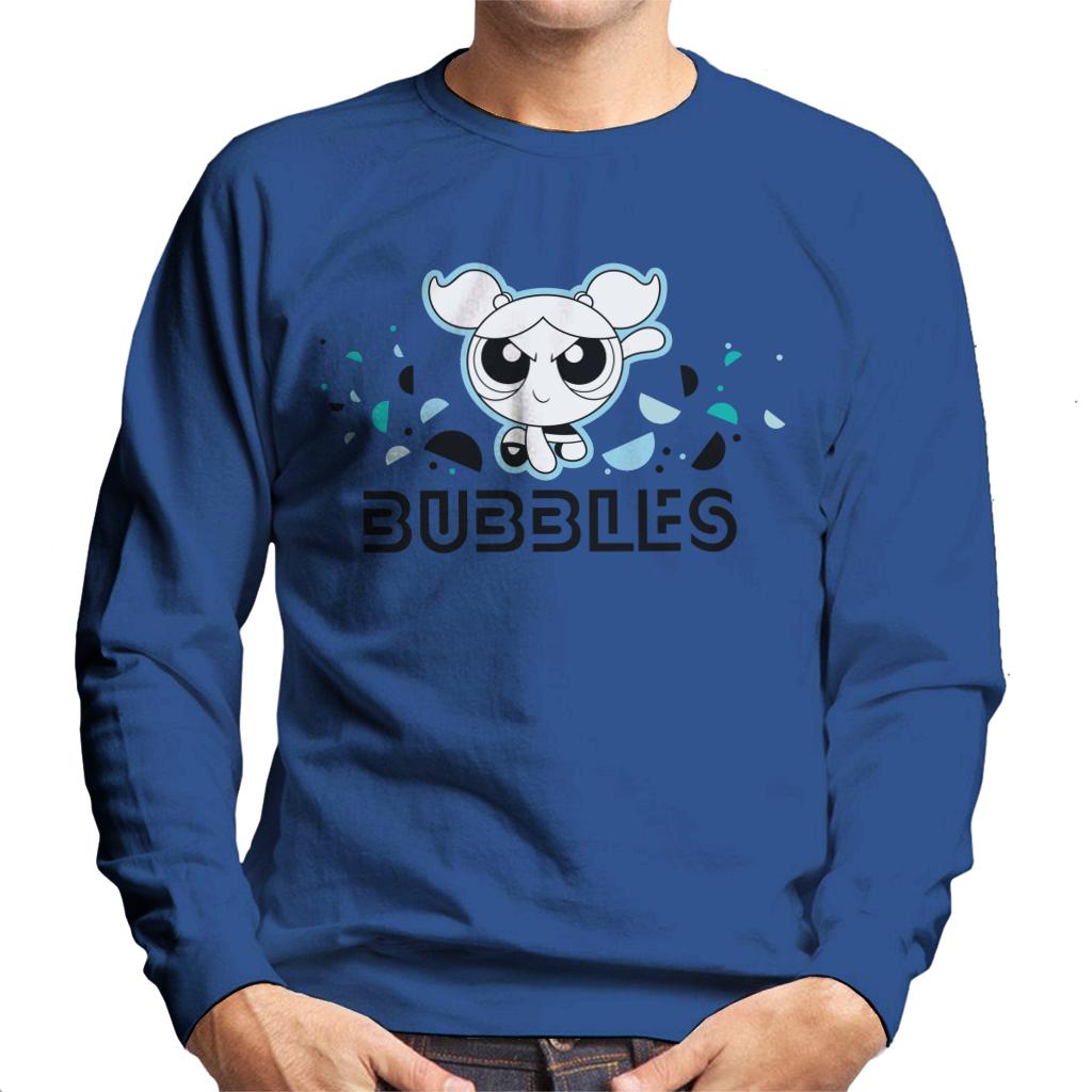 Powerpuff Girls Bubbles Circle Art Men's Sweatshirt-ALL + EVERY