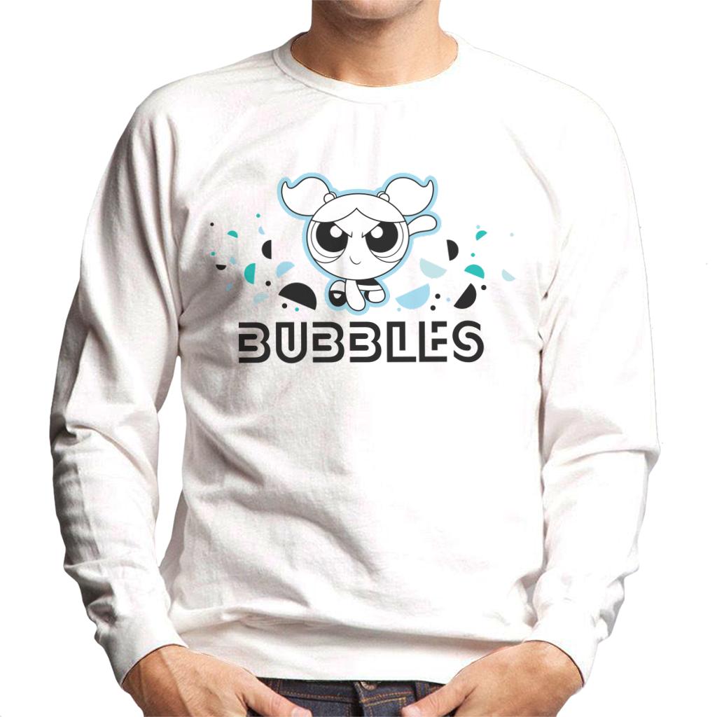 Powerpuff Girls Bubbles Circle Art Men's Sweatshirt-ALL + EVERY