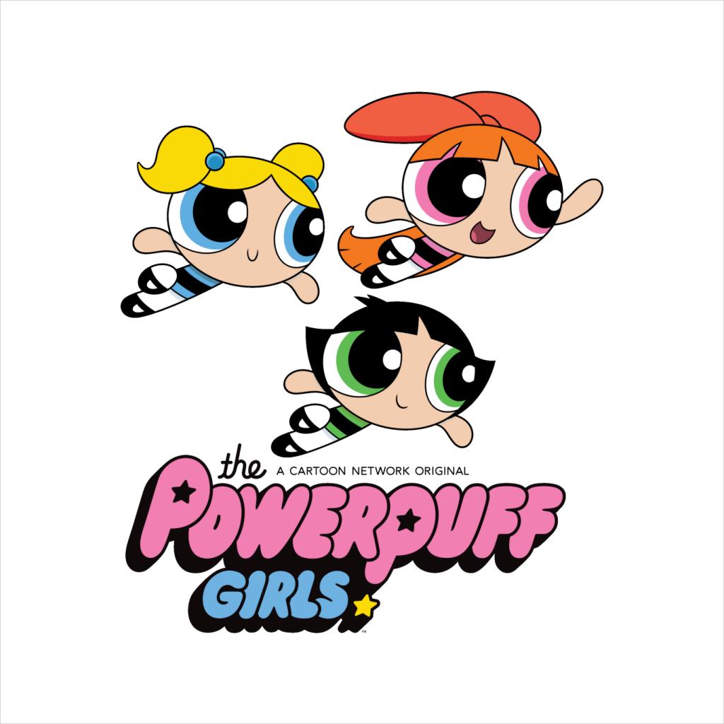 Powerpuff Girls Trio Smiling Flying Women's T-Shirt-ALL + EVERY