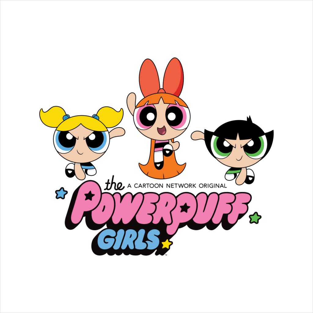 Powerpuff Girls Trio Blossom Jump Kid's T-Shirt-ALL + EVERY