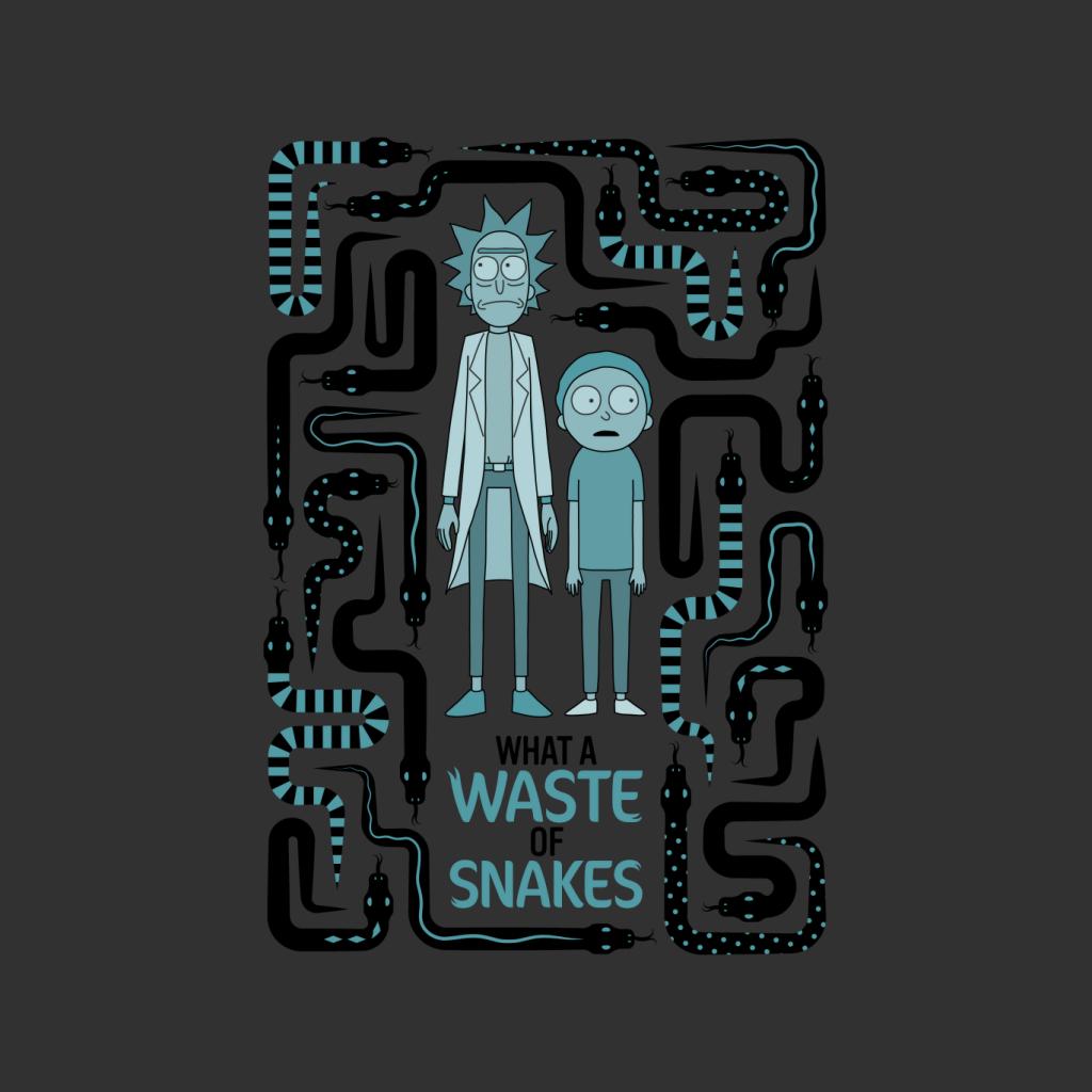 Rick and Morty A Waste Of Snakes Men's T-Shirt-ALL + EVERY