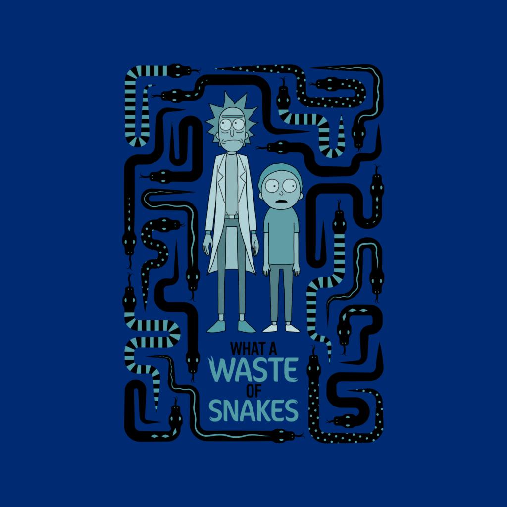 Rick and Morty A Waste Of Snakes Men's T-Shirt-ALL + EVERY