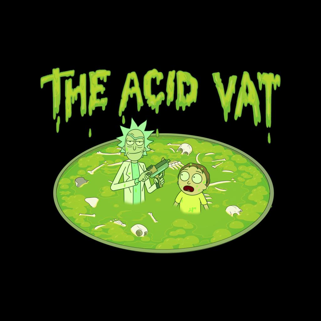 Rick and Morty The Acid Vat Men's T-Shirt-ALL + EVERY