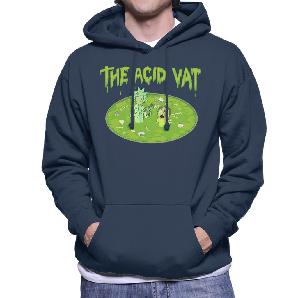 Rick and Morty The Acid Vat Men's Hooded Sweatshirt-ALL + EVERY