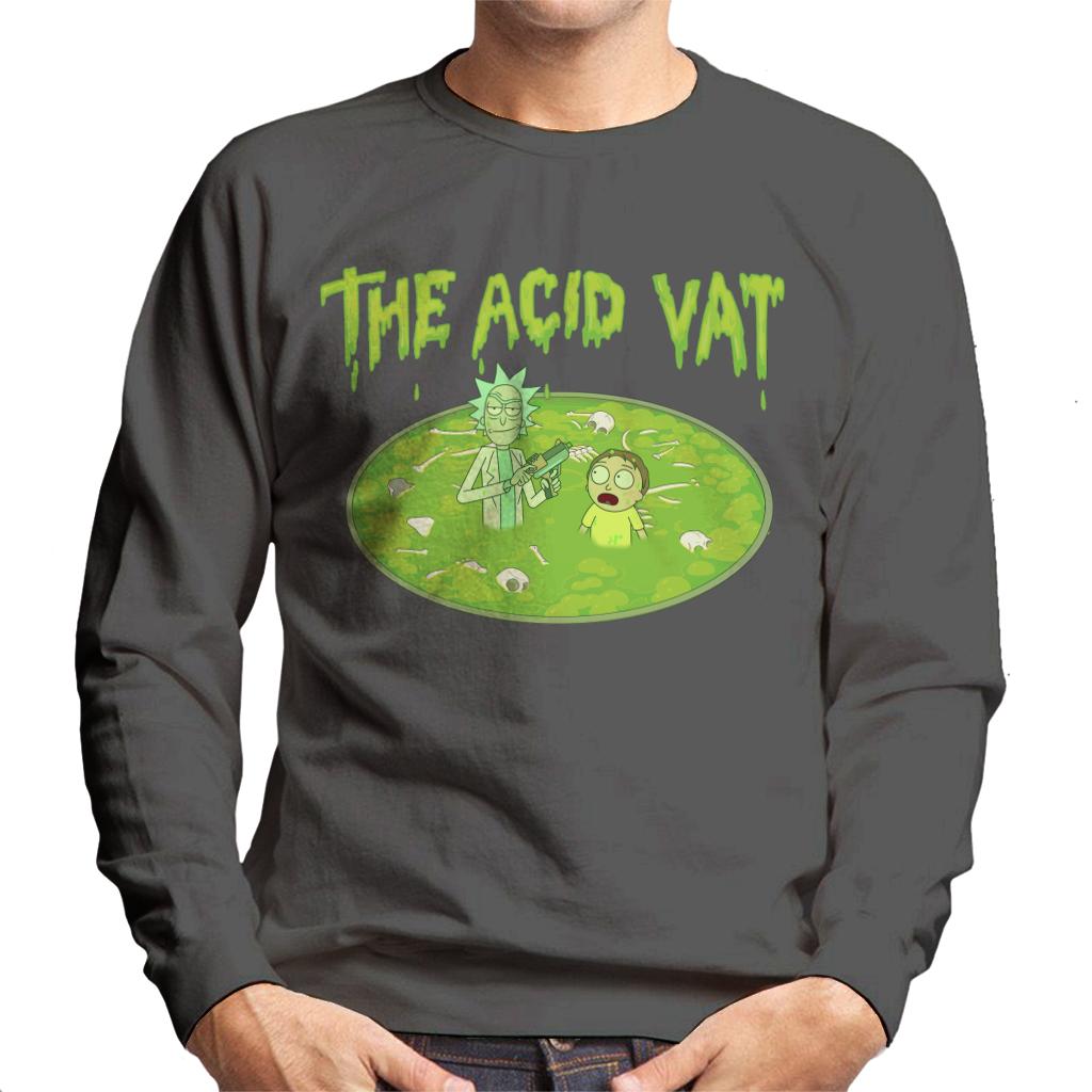 Rick and Morty The Acid Vat Men's Sweatshirt-ALL + EVERY