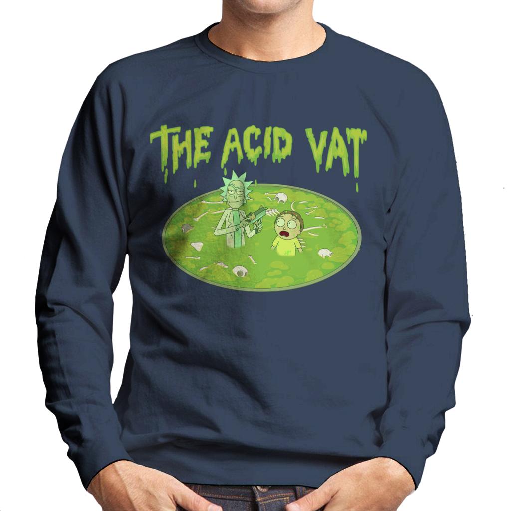 Rick and Morty The Acid Vat Men's Sweatshirt-ALL + EVERY