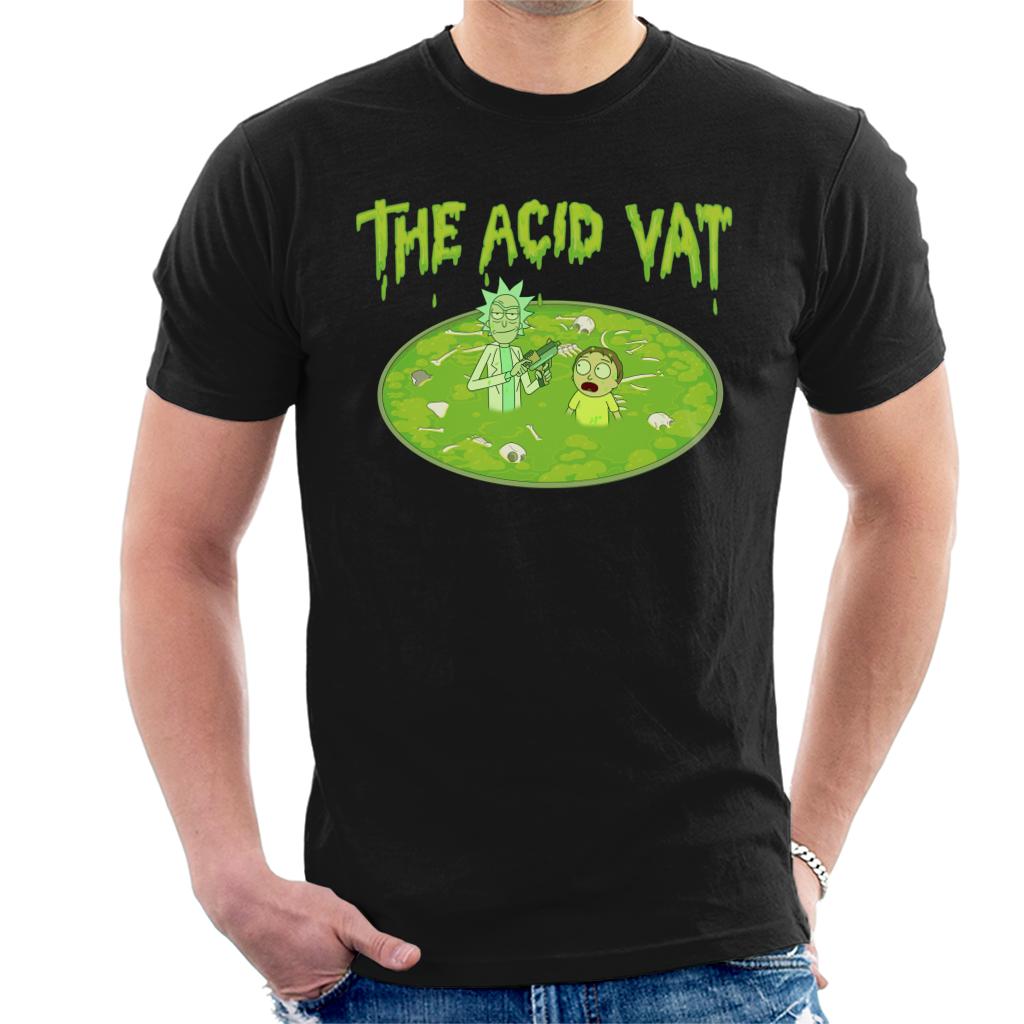 Rick and Morty The Acid Vat Men's T-Shirt-ALL + EVERY