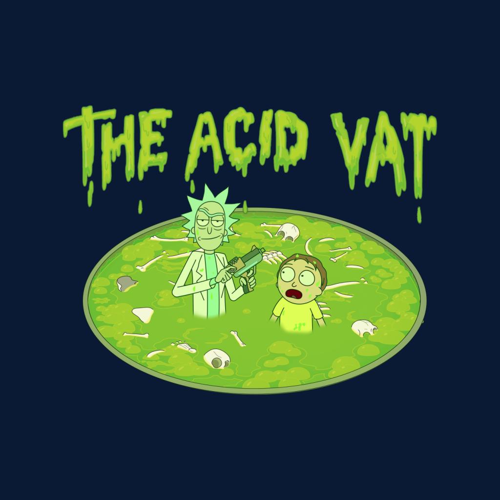 Rick and Morty The Acid Vat Men's T-Shirt-ALL + EVERY