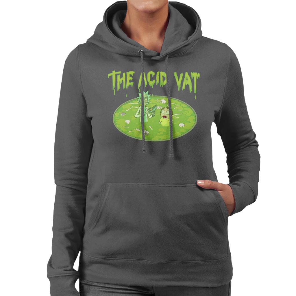 Rick and Morty The Acid Vat Women's Hooded Sweatshirt-ALL + EVERY