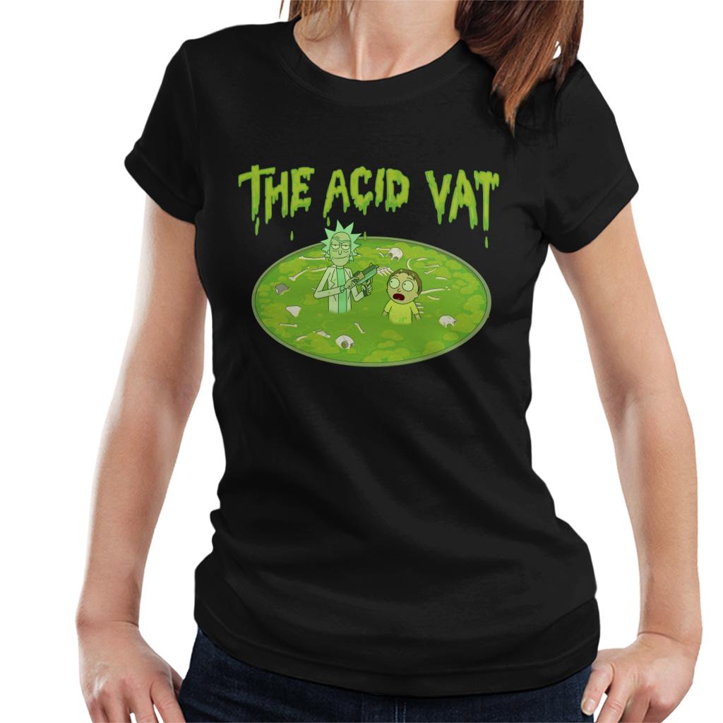 Rick and Morty The Acid Vat Women's T-Shirt-ALL + EVERY