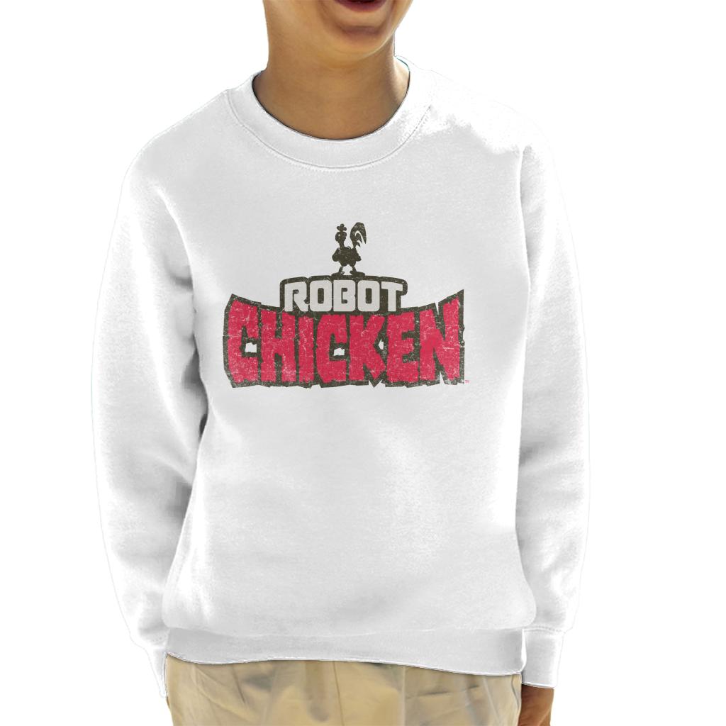 Robot Chicken Classic Logo Kid's Sweatshirt-ALL + EVERY