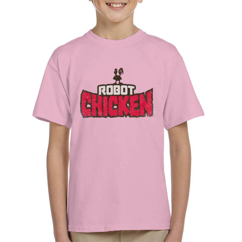 Robot Chicken Classic Logo Kid's T-Shirt-ALL + EVERY